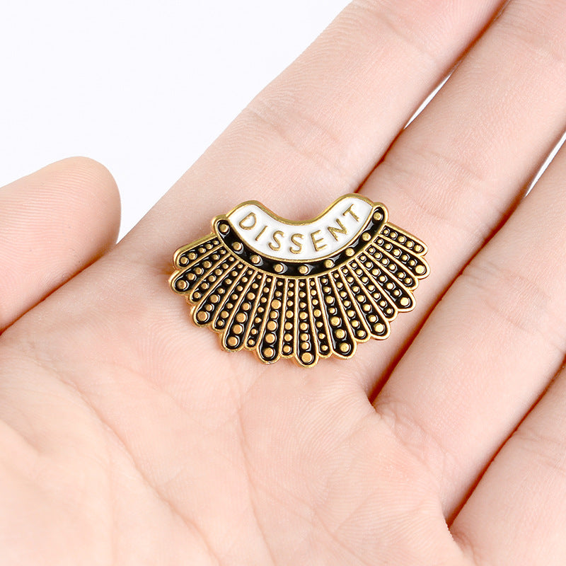 Broche Ruth Bader Ginsburg pour les dissidents