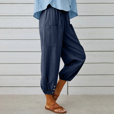 Pantalones cortos casuales con botones