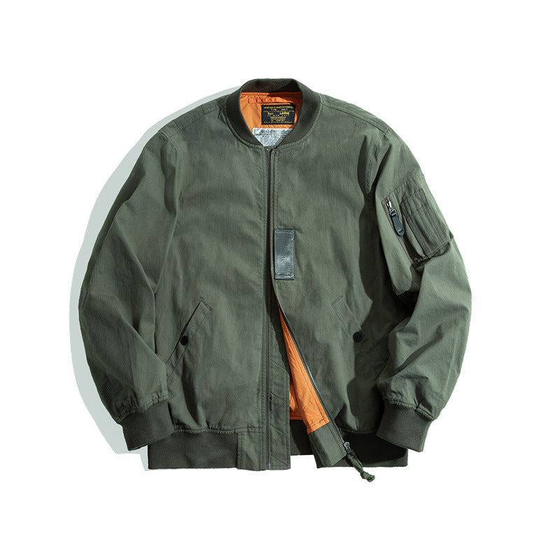 Chaqueta de vuelo militar clásica