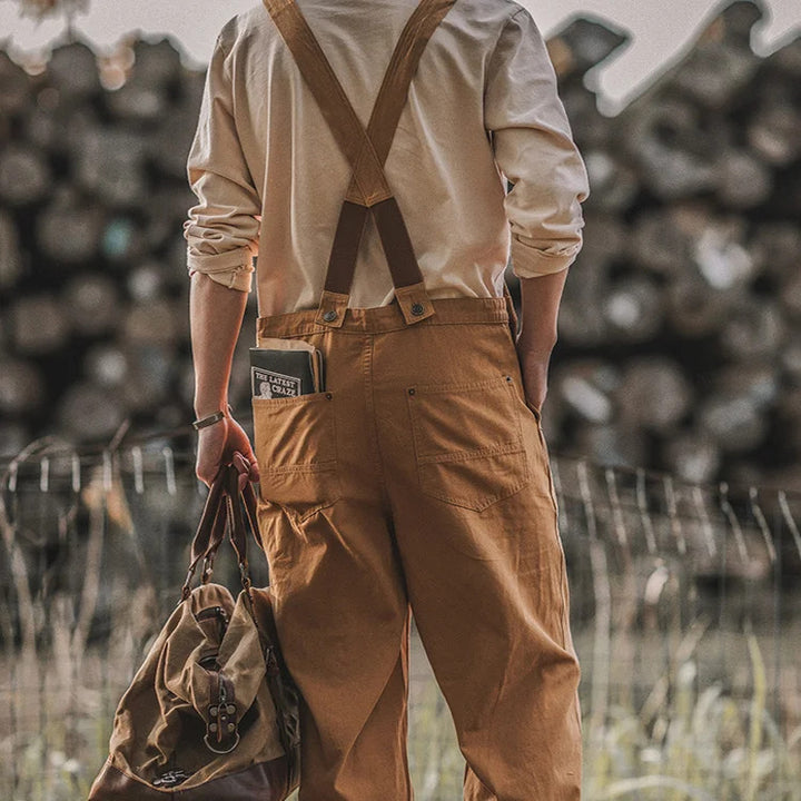 WEIRDO Overalls WRD DECK PANTS KHAKI S US Navy WW2 13 Star Button