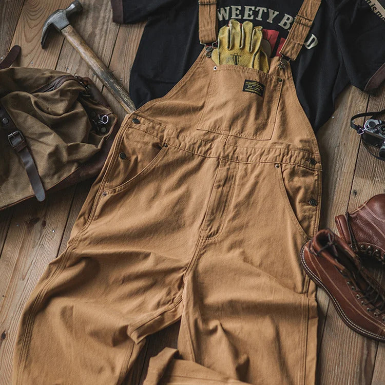 2025新作モデル Madepants Duck Canvas Vintage-Inspired Men's Overalls Chore パンツ