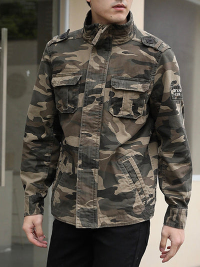 Veste de travail de style militaire