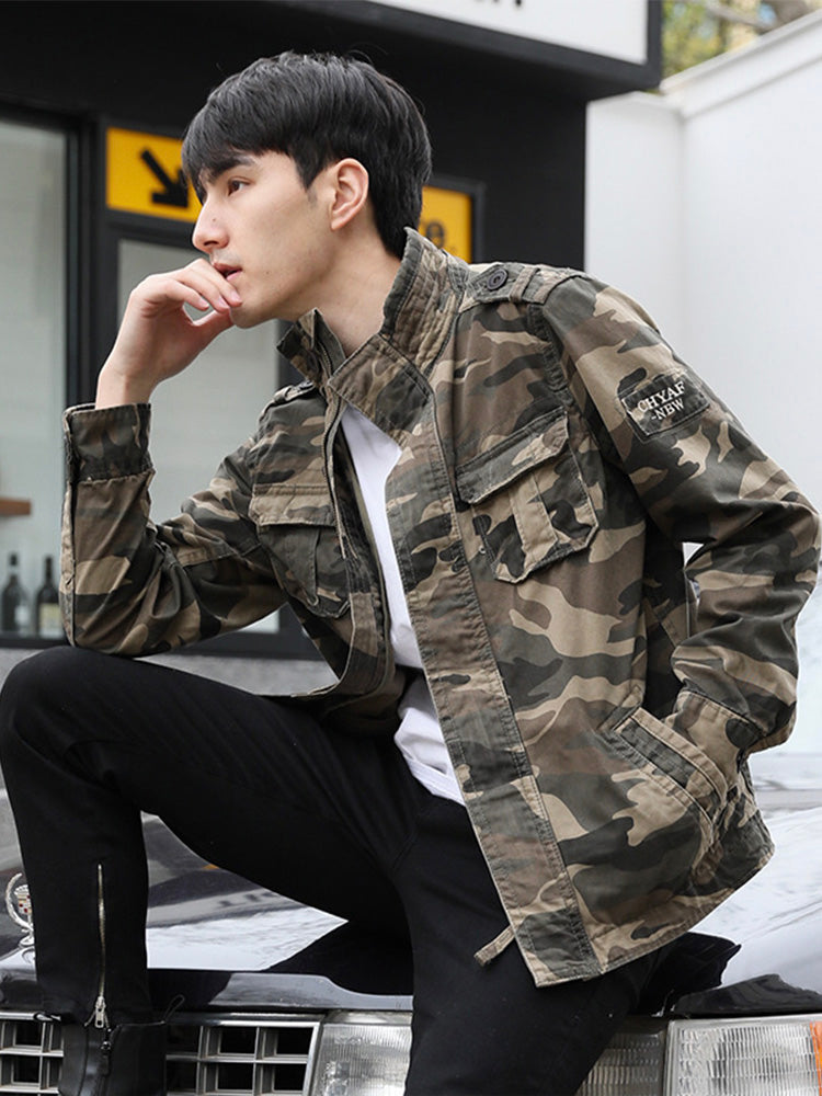 Veste de travail de style militaire